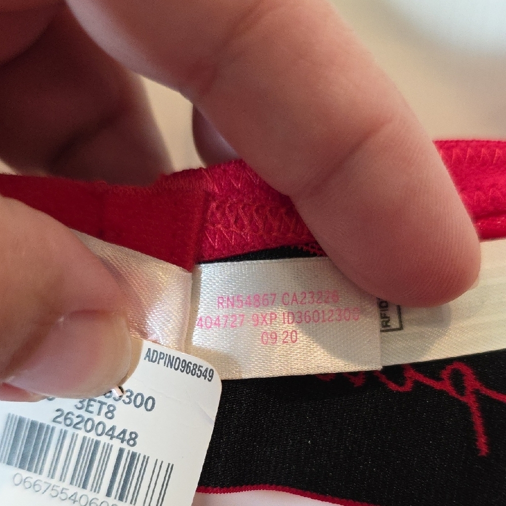 NWT Pink by Victoria's Secret Wear Everywhere Push-Up Bra in Red, Size 36DD - Picture 5 of 12